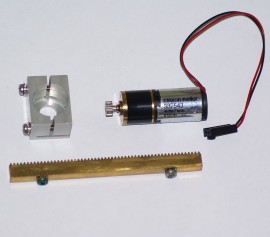 Maxom Motor 24V 2w + rail en houder